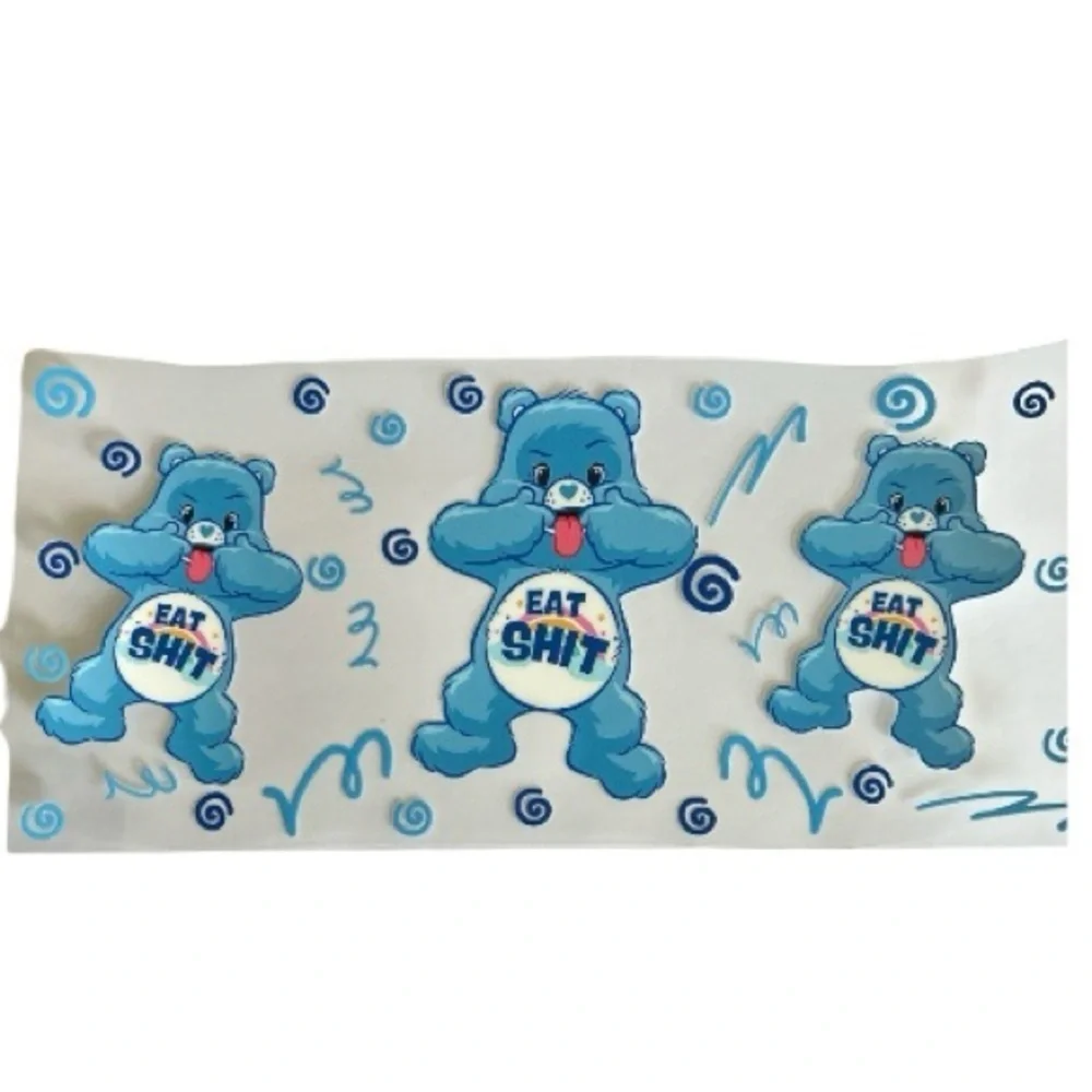 Swear Bear Eat Sh*t Cup Decal 143